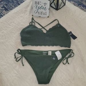 NWT Hollister crocheted bikini